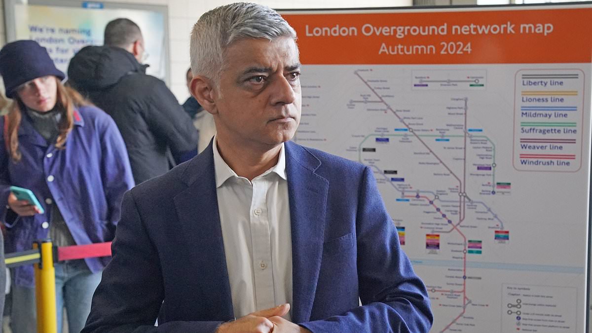 What a total waste of money! Furious Londoners react to the news that mayor Sadiq Khan’s TfL spent 6million renaming the Overground lines to be more ‘inclusive’ rather than sorting out the reliability of services [Video]