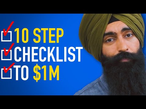 My 10 Step Checklist To Become A Millionaire [Video]