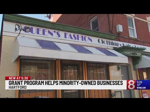 Grant program helps minority-owned businesses [Video]