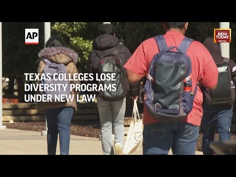 Us News: Texas Colleges Lose Diversity Programs Under New Law [Video]