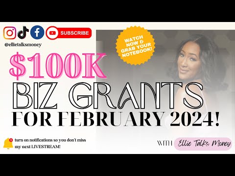 $100K BUSINESS GRANTS FOR FEBRUARY 💰 [Video]