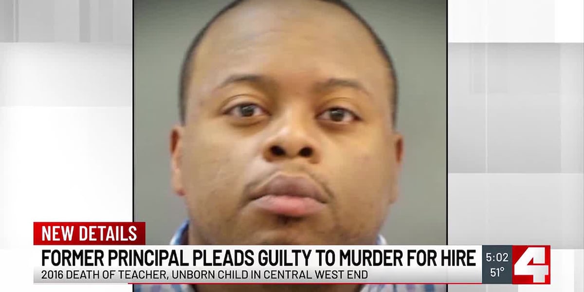 Former principal pleads guilty in death of teacher, unborn child [Video]