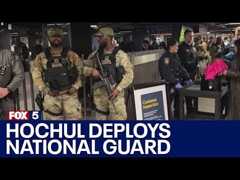 Gov. Hochul deploys national guard in NYC subway stations [Video]