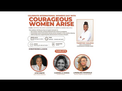 International Women’s Day 2024 | Inclusive Leadership Webinar | Courageous Women Arise [Video]