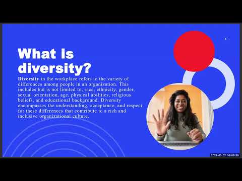 Diversity and Inclusion in Corporates and Companies by Silvana M [Video]
