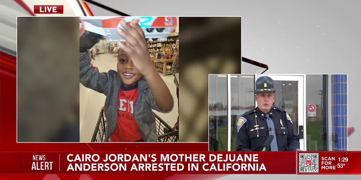 Mother arrested in 5-year-old Cairo Jordan case; boy who was found dead in suitcase [Video]