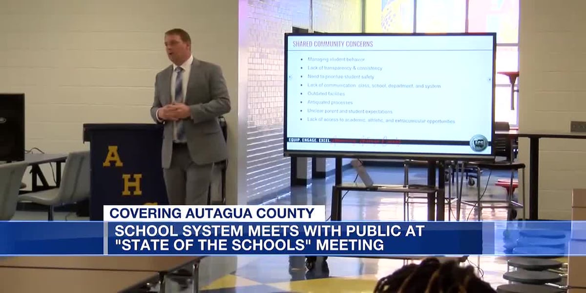 Autauga County Schools officials hold State of the Schools meeting [Video]