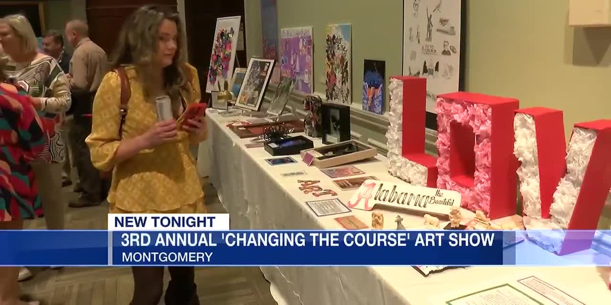 Changing the Course art show held in Montgomery [Video]