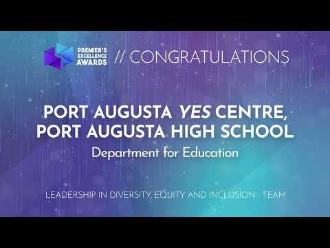 WINNER: Leadership in Diversity, Equity and Inclusion Team – Port Augusta YES Centre [Video]