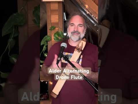 Alder Native American Style Alternating Drone Flute in F# Minor [Video]