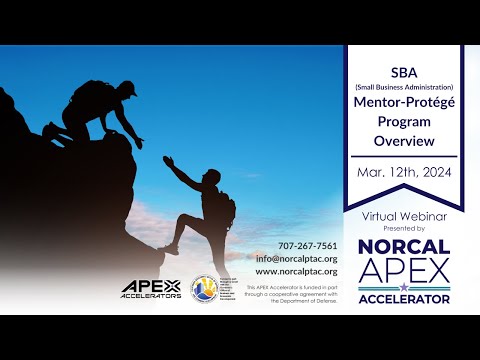 SBA Mentor Protégé Program Overview [Video]