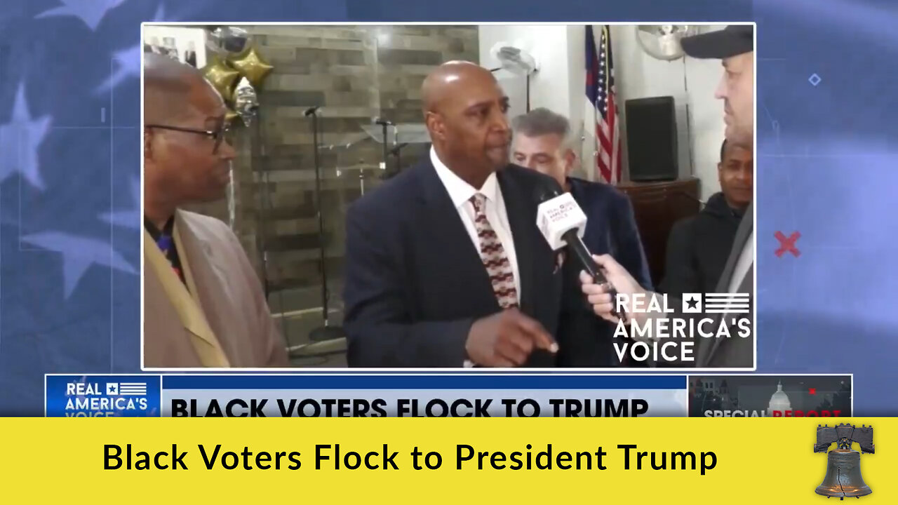 Black Voters Flock to President Trump [VIDEO]