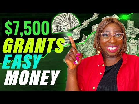 GRANT money EASY $7,500! 3 Minutes to apply! Free money not loan [Video]