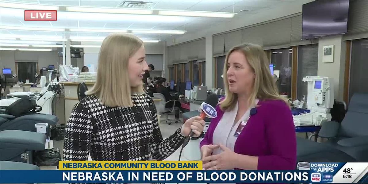 Nebraska Community Blood Bank shares the importance of donating with every season [Video]
