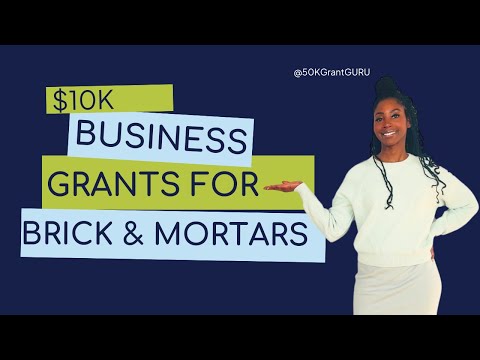 $10,000 backing small businesses grant for entrepreneurs with physical stores - APPLY NOW due 4/7! [Video]
