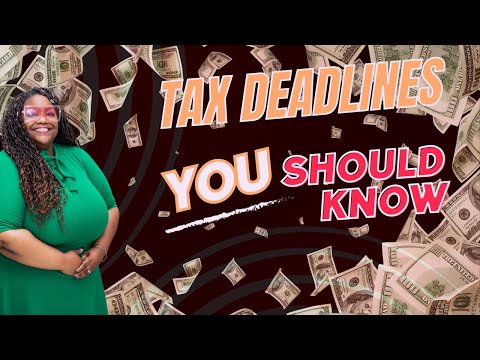 TAX DEADLINES AND UPDATES YOU SHOULD KNOW | SHE BOSS TALK [Video]