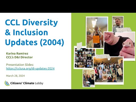 CCL Training: Diversity & Inclusion Updates (2004) [Video]