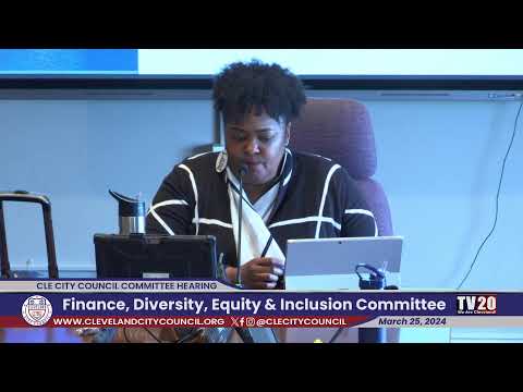 Finance, Diversity, Equity and Inclusion Committee,  March 25, 2024 [Video]