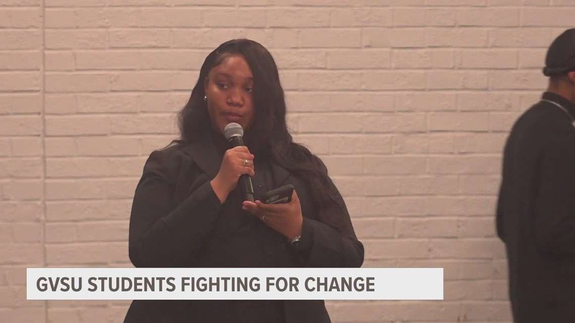 Students at Grand Valley State University fighting for change at school [Video]