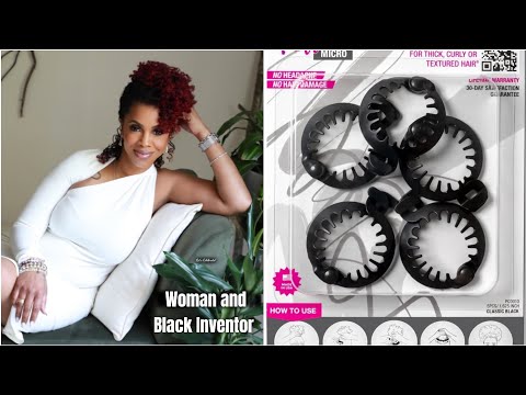 Meet the First Black Woman that Invented a tool for Bun and to stop Breakage | Puffcuff [Video]