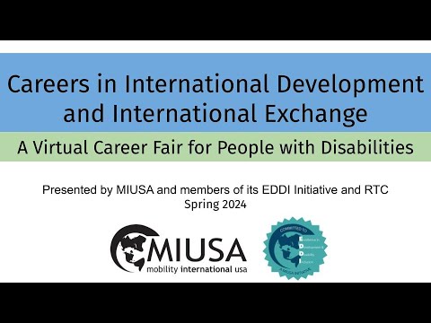 Virtual Career Fair 2024 – Global Careers for People with Disabilities [Video]