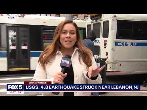 New Yorkers feel aftershocks of NJ earthquake [Video]