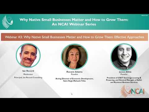 Why Native Small Businesses Matter and How to Grow Them: Effective Approaches  (Jan 30) [Video]