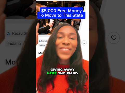 FREE $5000 to Move To This State [Video]