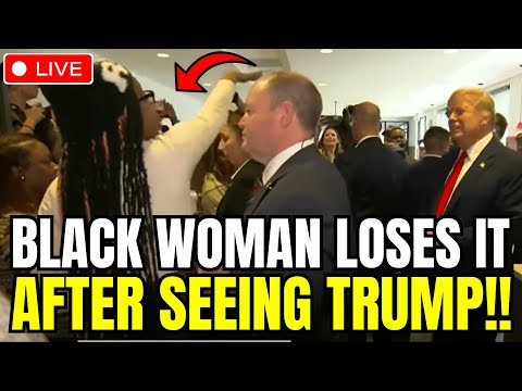 Donald Trump Pulls BLACK Woman from Atlanta crowd… what he does in Chick-fil-A is amazing [Video]