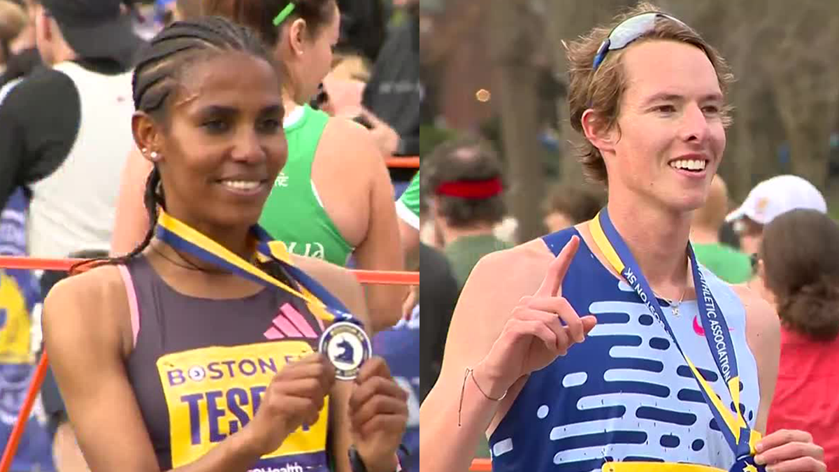 New faces, record-holding Marathon favorite take top honors in Boston 5K [Video]