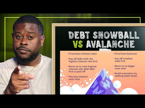 Debt Snow Ball VS. Avalanche .. Which Is Best For You? [Video]