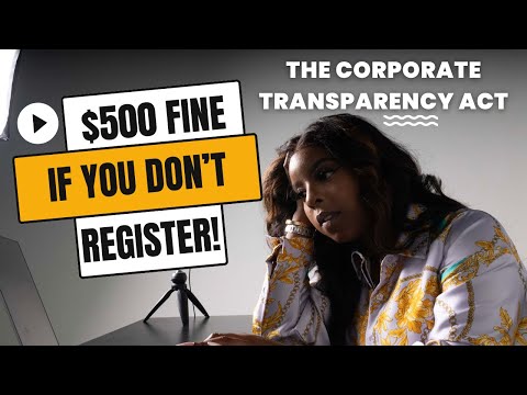 The CTA! $500 fine if you don’t register this for your business! [Video]