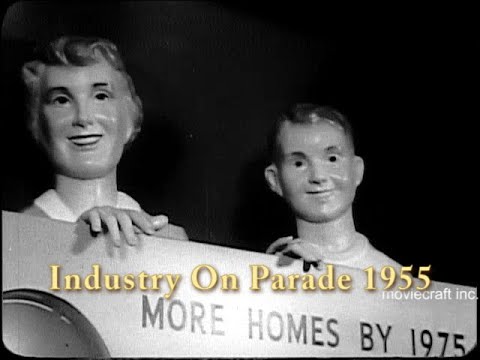 Industry On Parade 1955.  Americade NY, making mineral oil, tire balancing, Indian School, Nevada. [Video]