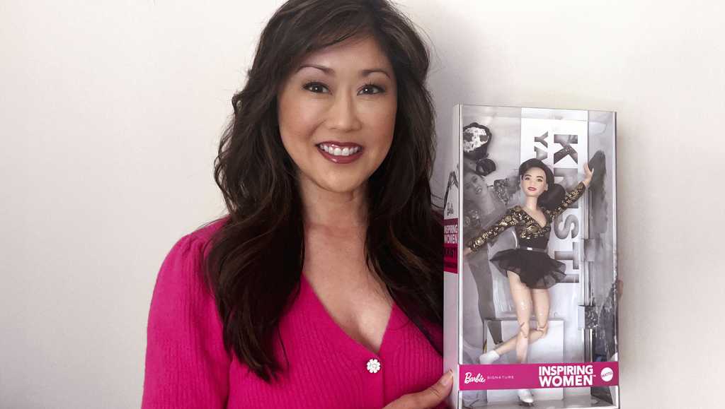 Olympian Kristi Yamaguchi is ‘tickled pink’ to inspire a Barbie doll [Video]
