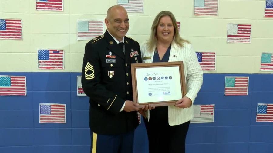 McKinley Elementary in Appleton receives Seven Seals Award from Department of Defense [Video]