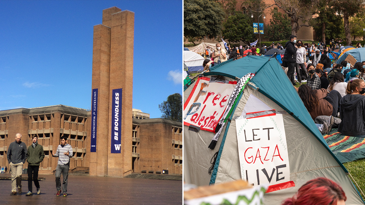 Anti-Israel protesters in Seattle delay campus encampment after being called out for lack of diversity: Report [Video]