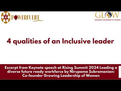 4 qualities of an Inclusive leader [Video]