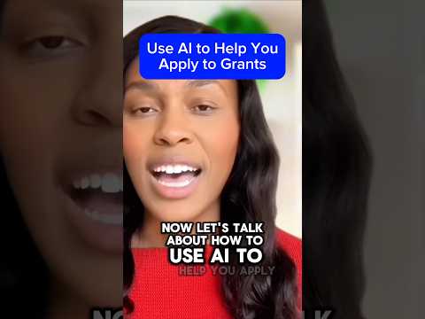 Use AI to Help You Apply to Grants [Video]