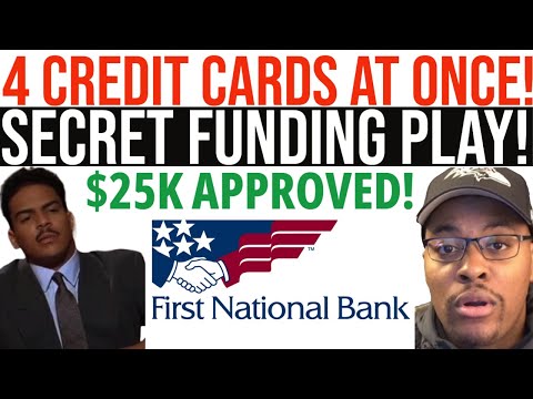 4 Credit Cards at Once! $25,000 Each! Secret Funding Play! Watch Now Before the Bank Switches Up! [Video]
