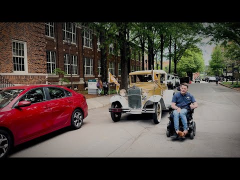 Electric wheelchair vs. the Ramblin’ Wreck: A graduation wish is granted [Video]