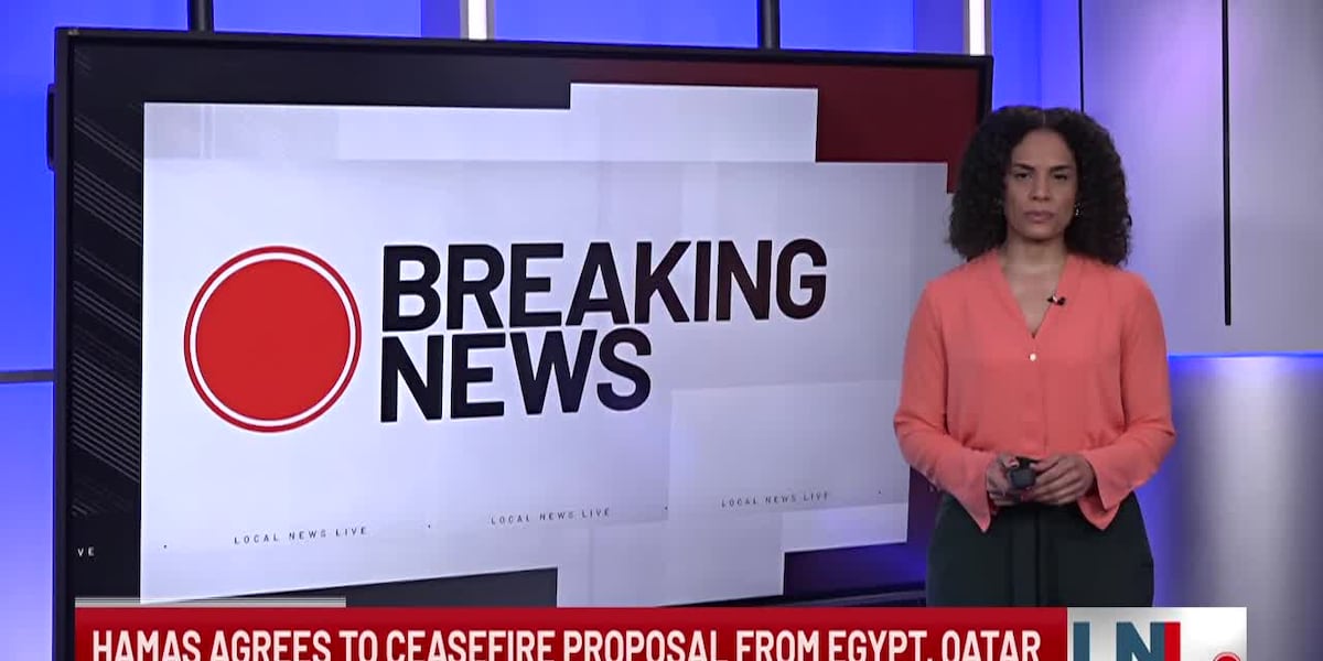 BREAKING: Hamas agrees to ceasefire proposal from Egypt, Qatar [Video]