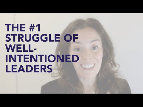 The #1 struggle of well-intentioned leaders [Video]