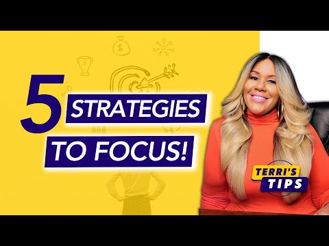 5 Strategies to Focus! Wealth Habits! Be More Productive! How to Focus! How to Achieve Your Goals! [Video]