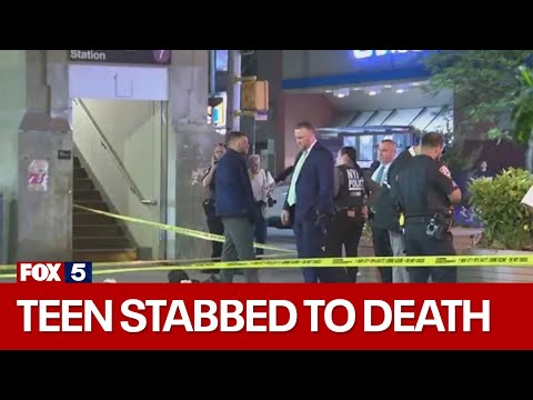 Teen girl stabbed to death outside NYC subway station [Video]