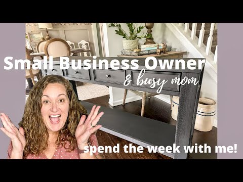 Spend the week with me | Small Business Owner | Busy mom [Video]