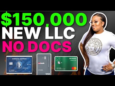 How to Get Up to $150,000 in Business Credit Cards with NEW LLC at 0% APR NO DOCS [Video]