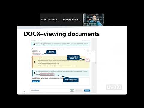 How to file your patent application documents in DOCX [Video]
