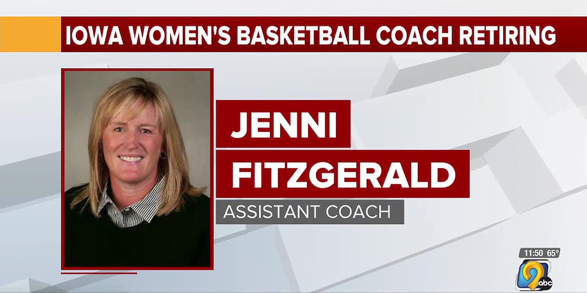 Iowa womens basketball assistant coach Jenni Fitzgerald to retire [Video]