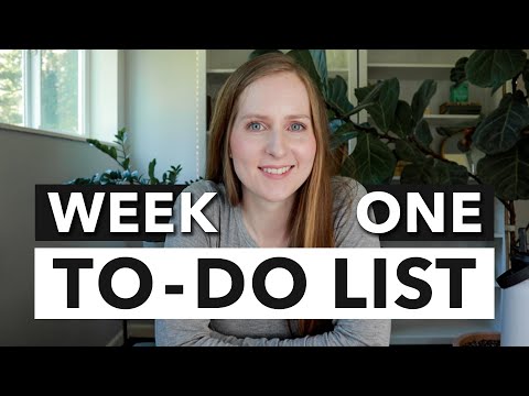 what to focus on in the FIRST WEEK of starting an online business [Video]