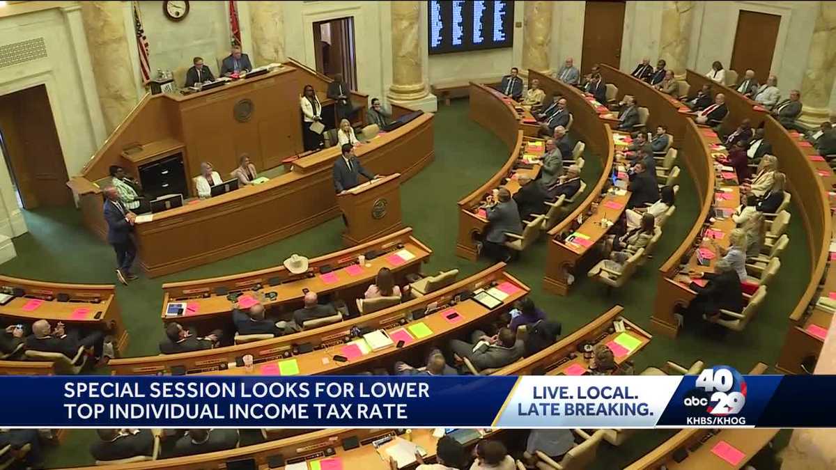 Arkansas lawmakers moved closer to approving tax cuts in Day 2 of the special legislative session [Video]